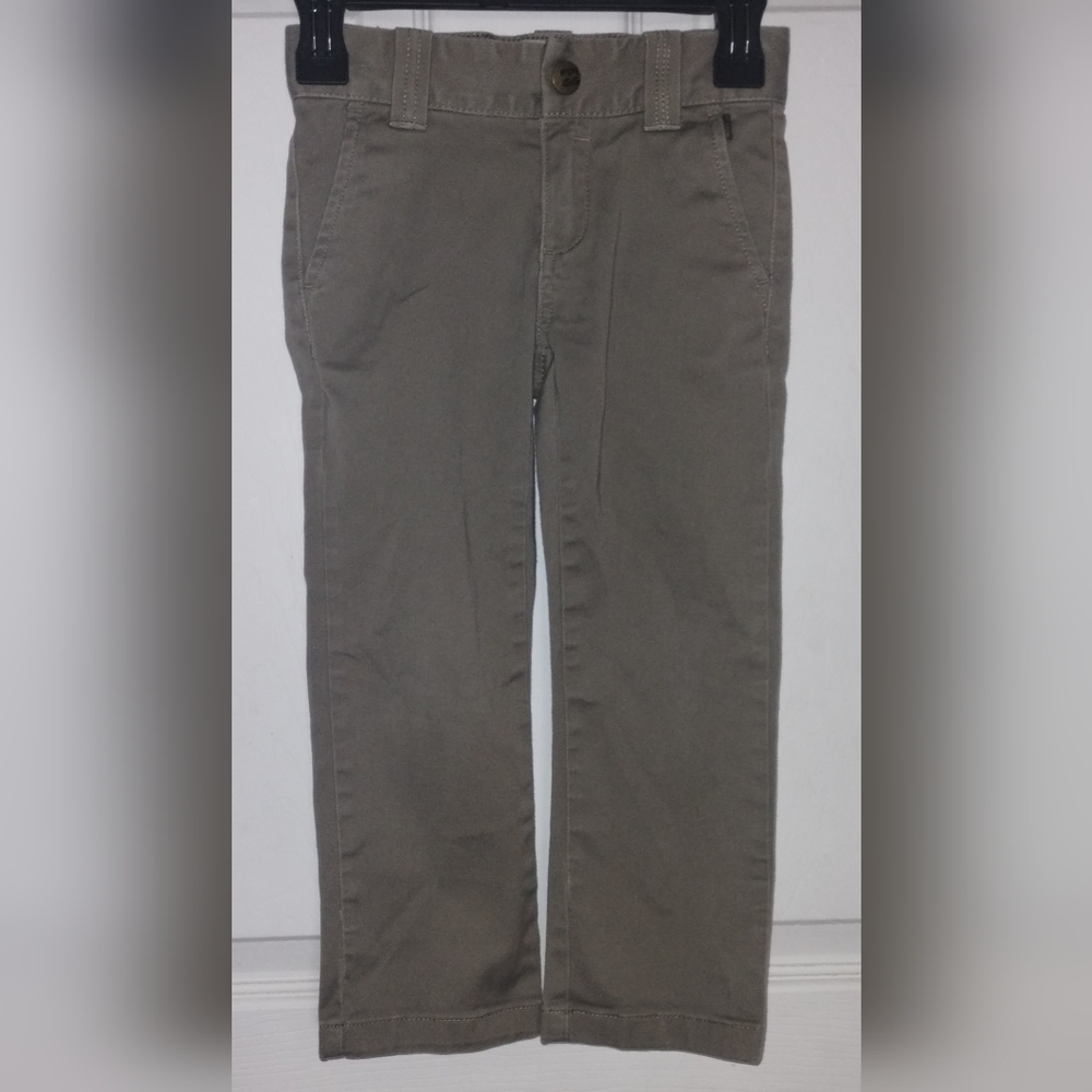 Billabong Boys Khaki Pants Size 3T  Adjustable Waist EUC